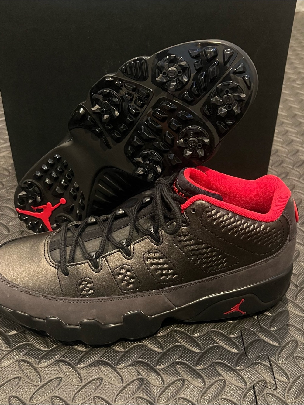 Air Jordan 9 Low Golf ‘Charcoal’FJ5934-002 Size 11.5